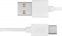Кабель BORASCO micro USB, 1м, белый 