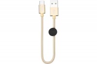 Кабель USB 2.0 Hoco X35, AM/Type-C, gold, 0,25м 